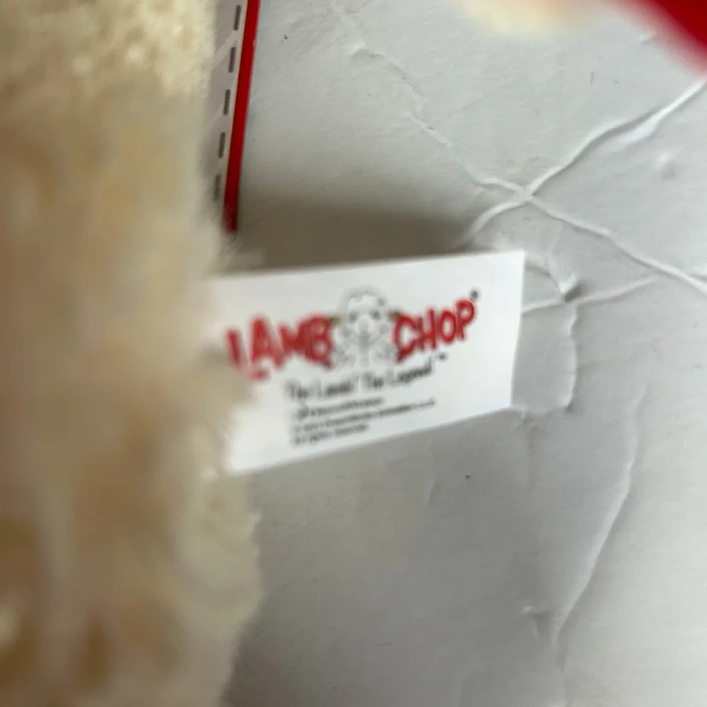 Lamb Chop L dog toy squeaky NEW